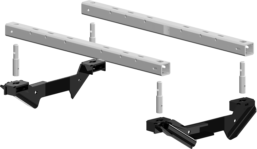 Product of PullRite 2328 Bolt-On Fifth Wheel Trailer Hitch Mount Kit 