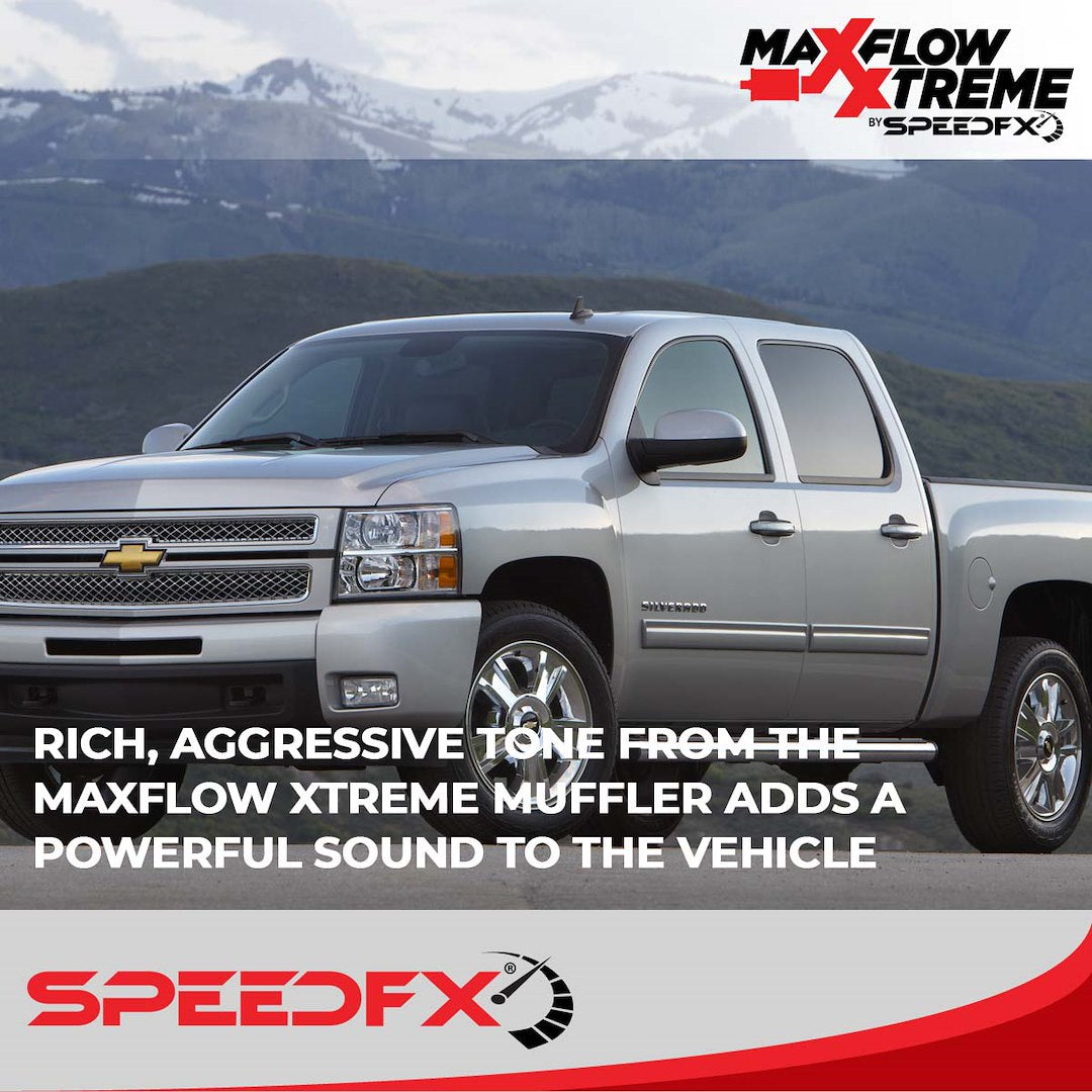 Product of SpeedFX 50100 MaxFlow Xtreme Cat Back System Single Exhaust System Kit 