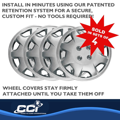 Product of Coast To Coast IWC12415S Silver Set Of 4 