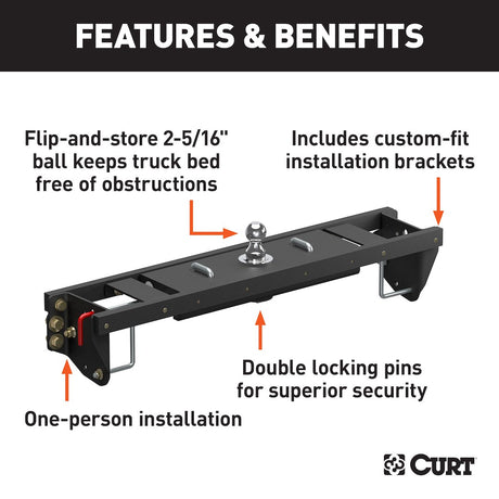 Curt 60690 Gooseneck Trailer Hitch||60690_3008x1990_Fa.Jpg||86||c9360690||845653