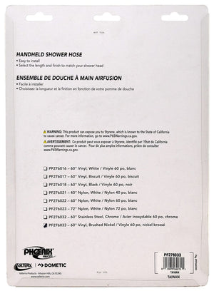 Phoenix Products Pf276033 Shower Head Hose||pf276033_2.Jpg||87||v46pf276033||1646953
