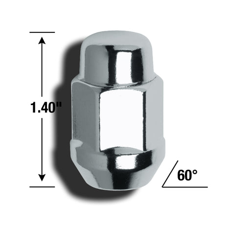 Product of Gorilla 41127B Acorn Bulge 60 Degree Conical Bulge 12x1.25 Lug Nut 