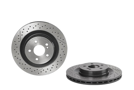 Product of Brembo 09A32611C02 Vented Cross Drilled 1 Piece Brake Rotor 