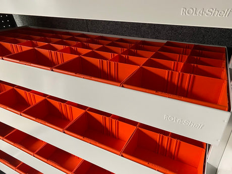 Product of Rolacase Rp428 Van Storage System Shelf Bin Box