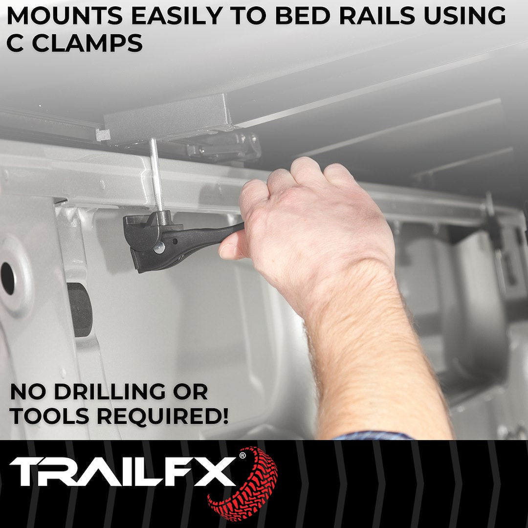Product of TrailFX TFX Soft Tri-Fold Tonneau Covers Soft Folding TFX5001 Tonneau Cover 