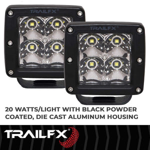 Product of TrailFX 2X2CSPPR Driving/ Fog Light 