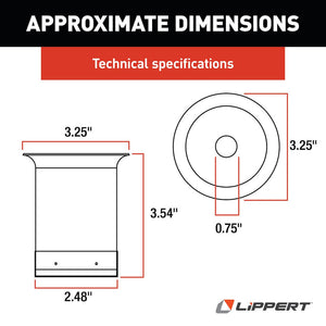 Product of Lippert Components 122840 Slide Out Stop