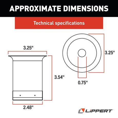 Product of Lippert Components 122840 Slide Out Stop