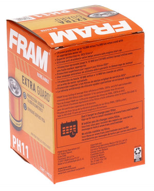 Fram Filter Ph11 Oil Filter||ph11_2.Jpg||87||f24ph11||1649617