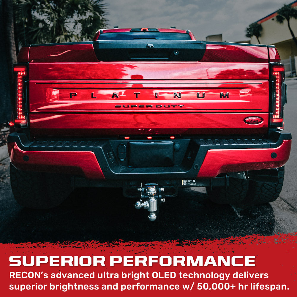 Product of Recon Accessories 264399BK Tail Light Assembly 