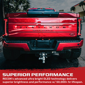 Product of Recon Accessories 264399BK Tail Light Assembly 