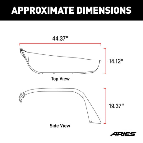 Aries 1500203 Fender Flare||1500203_3008x1990_Ca.Jpg||86||a1s1500203||1033936