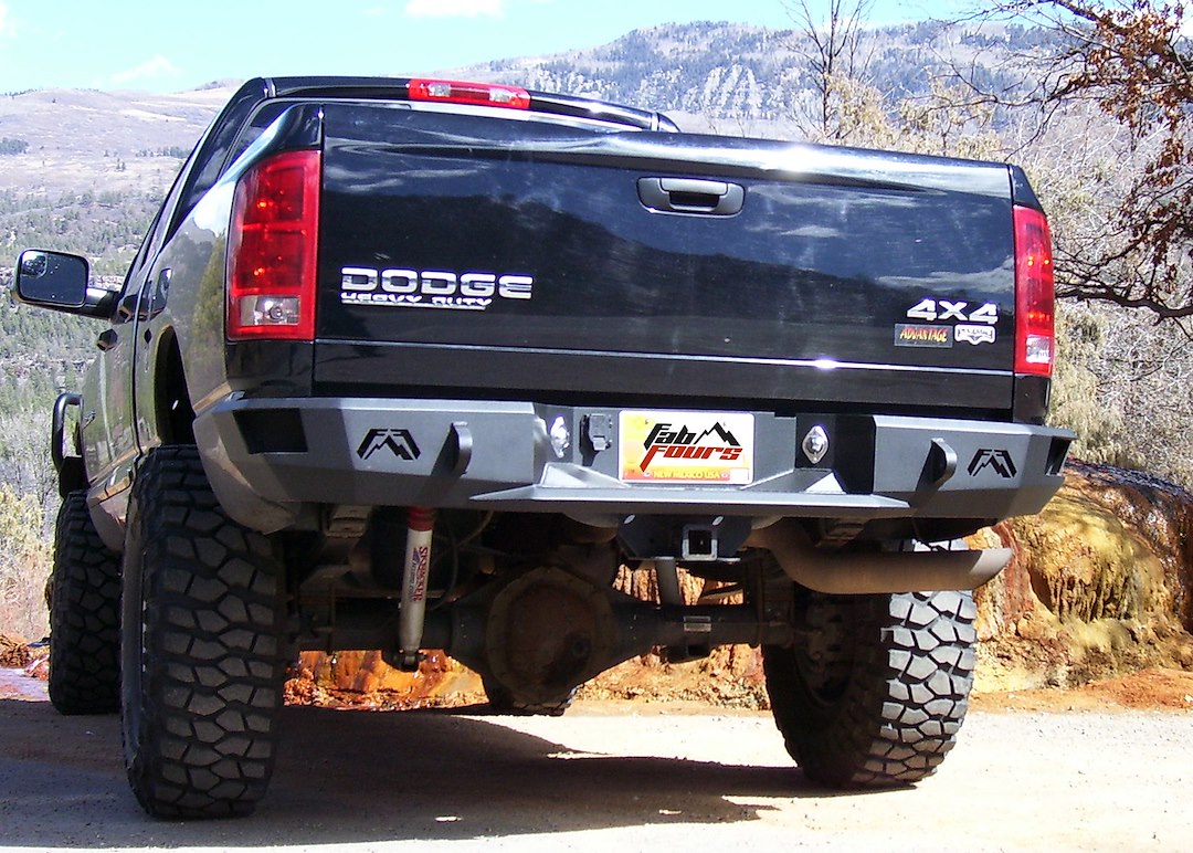 Product of Fab Fours DR03-W1050-1 Premium Steel Matte Powder Coated Bumper 
