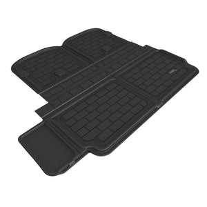 Product of 3D Mats M1TL0431309 Black Thermoplastic Rubber Of Carbon Fiber Texture To Back Of 2nd Seat Cargo Area Liner 
