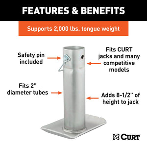 Curt 28275 Trailer Tongue Jack Foot Plate||28275_3008x1990_Fa.Jpg||89||c9328275||1514032