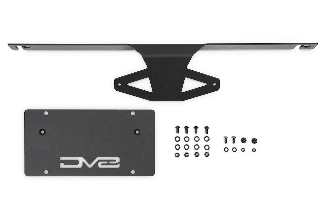 Dv8 Offroad Lpbr-05 License Plate Relocation Kit||bronco-Capable-Bumper-Slanted-Front-License-Plate-Mount_Offtruck-01.Jpg||85||dv8lpbr05||1628062