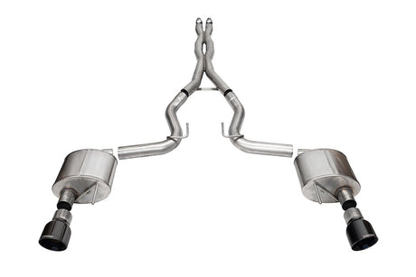 Product of Corsa Performance 21250BLK Xtreme Cat Back System Exhaust System Kit 