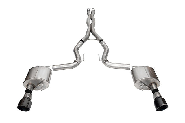 Product of Corsa Performance 21250BLK Xtreme Cat Back System Exhaust System Kit 