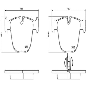 Brembo P06053 Brake Pad||p06053_Drw.Jpg||88||brmp06053||1752303