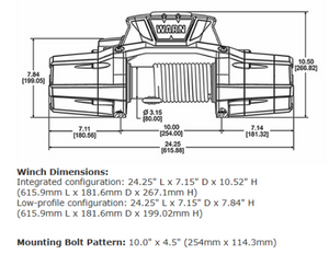 Product of Warn 92810 10000 Pound Vehicle Recovery Winch 