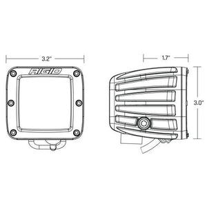 Rigid Lighting 20252 Driving/ Fog Light||20252_2.Jpg||87||r2g20252||1140921