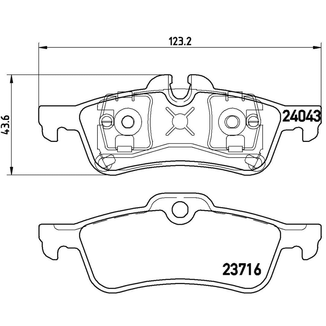 Brembo P06032 Brake Pad||p06032_Drw.Jpg||87||brmp06032||1752198