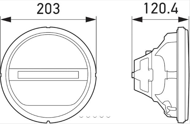 Product of Hella 241430011 Driving/ Fog Light 
