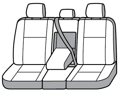 Product of Covercraft SS8540PCCH SeatSaver® Charcoal Black Polycotton Seat Cover 