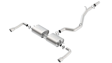 Product of Borla 140682 S-Type Cat Back System Single Exhaust System Kit 