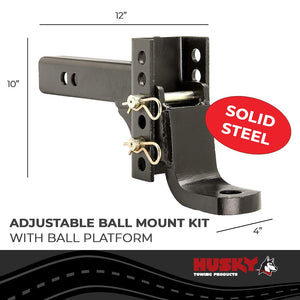 Product of Husky Towing 33108 2 Inch Receiver Trailer Hitch Ball Mount 