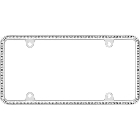 Cruiser 18130 License Plate Frame||18130_Main-Diamondesque_Chrome_Clear-Outpack.Jpg||85||c3418130||1016529