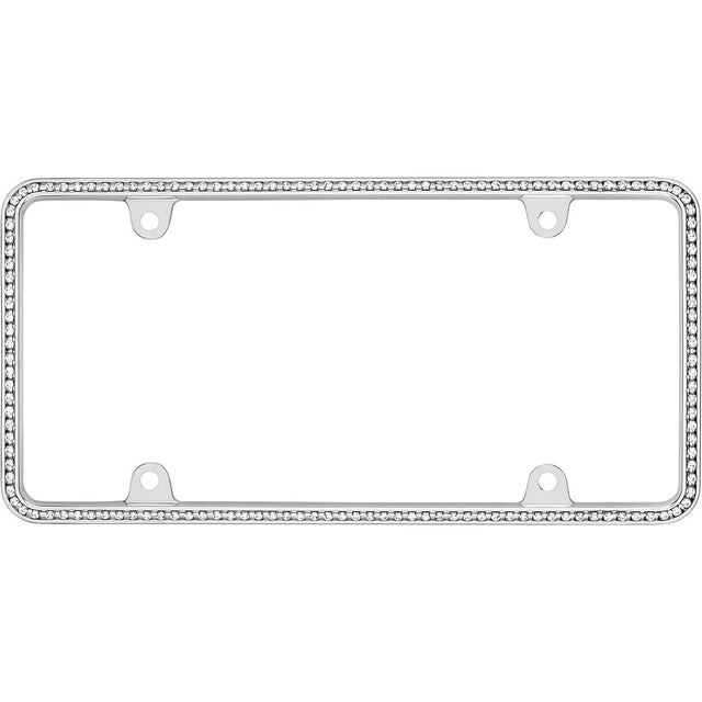 Cruiser 18130 License Plate Frame||18130_Main-Diamondesque_Chrome_Clear-Outpack.Jpg||85||c3418130||1016529