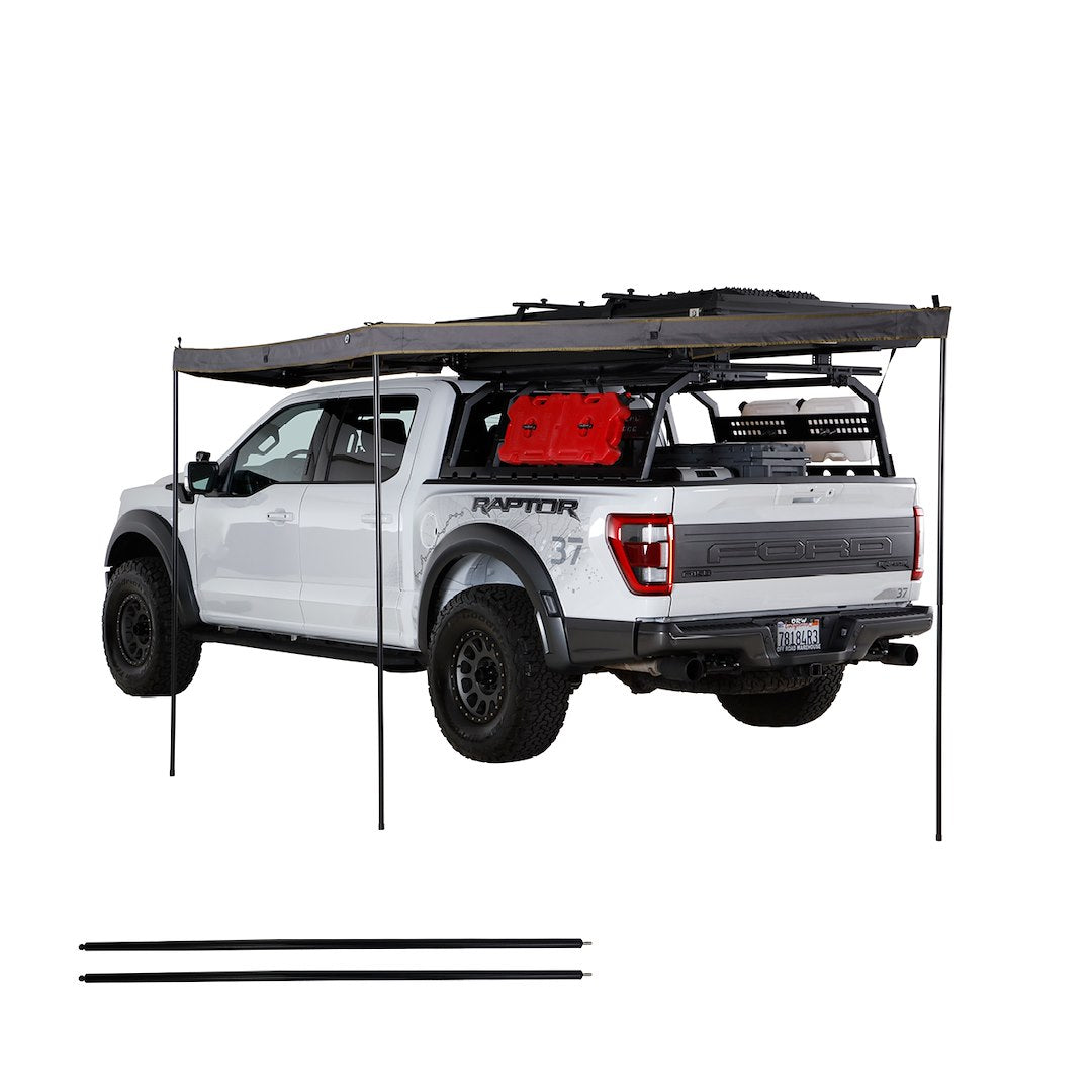 Product of Overland Vehicle Systems 19609917 SUV/Pickup Overlanding Manual Awning , Gray Solid 