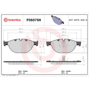 Brembo P06076n Brake Pad||p06076n_Drw.Jpg||89||brmp06076n||1752460