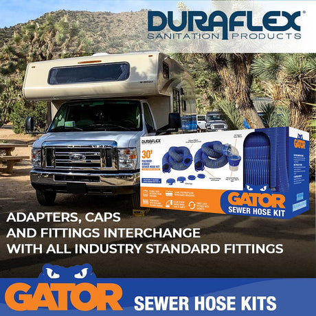 Product of Duraflex 22008 30 Feet Gray Sewer Hose Yes 
