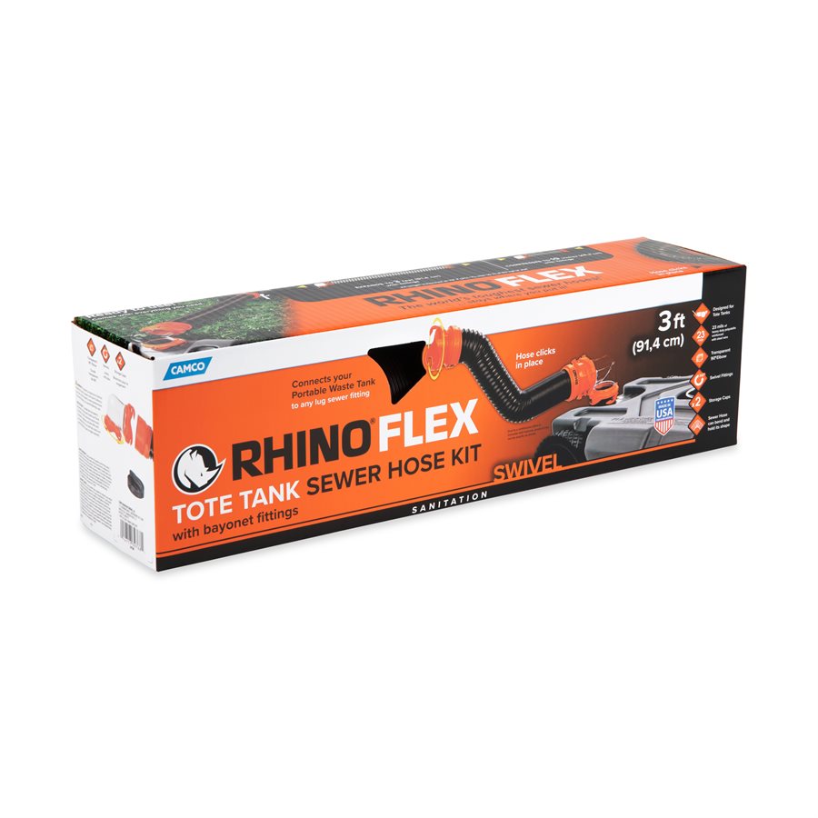 Product of Camco 39768 3 Feet Black/ Orange Sewer Hose Yes 