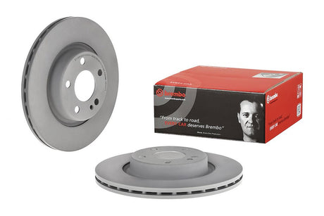 Product of Brembo 09D53313C02 Vented 1 Piece Brake Rotor 