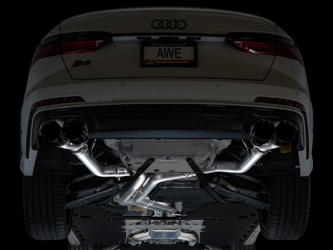 Product of AWE Tuning 3020-43109 Track Edition Cat-Back System Dual Exhaust System Kit 