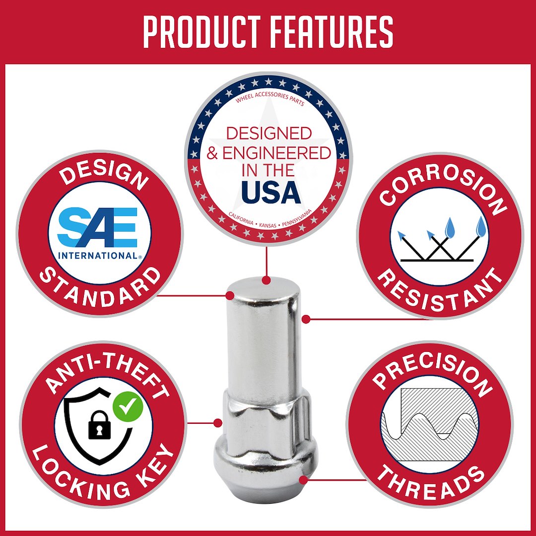 Coyote Wheel Accessories 741150l Wheel Lock||productfeatures-Updatedchrome_3.Jpg||87||rev741150l||1178455