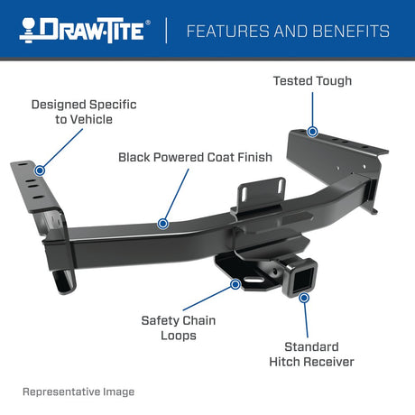 Product of Draw-Tite 41943 Class V Trailer Hitch Rear w/ 2 Inch Receiver 
