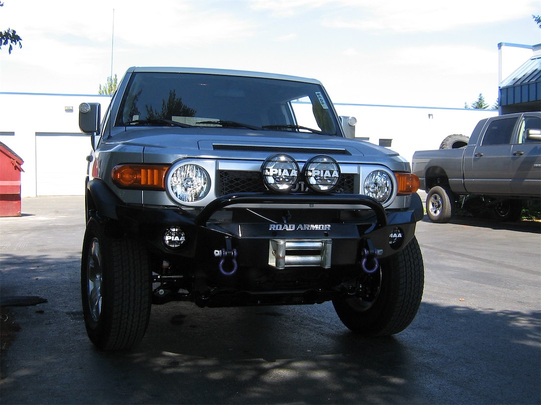 Product of Road Armor 3202XF0B SPARTAN™ Steel Powder Coated Bumper 