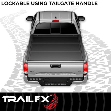 Product of TrailFX TFX Premium Flush Tri-Fold Hard Folding TFX5711 Tonneau Cover 