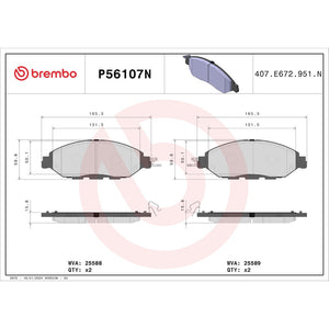 Brembo P56107n Brake Pad||p56107n_Drw.Jpg||89||brmp56107n||1753821