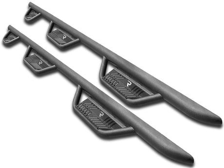 Product of N-Fab HPF17105CC-6-TX Black Textured Round Nerf Bar - Truck Wheel To Wheel 