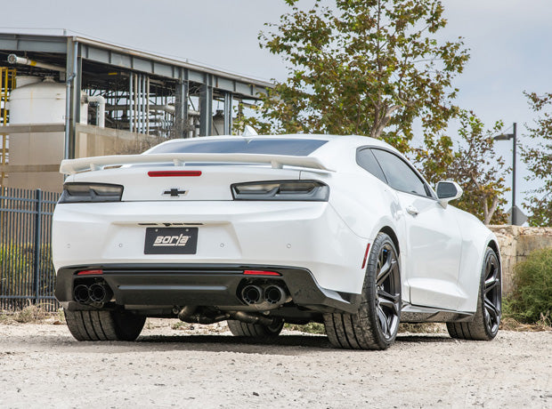 Product of Borla 140727CFBA ATAK ® Series Cat Back System Dual Exhaust System Kit 