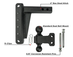 Product of Bulletproof Hitches MD206 Receiver Trailer Hitch Ball Mount 