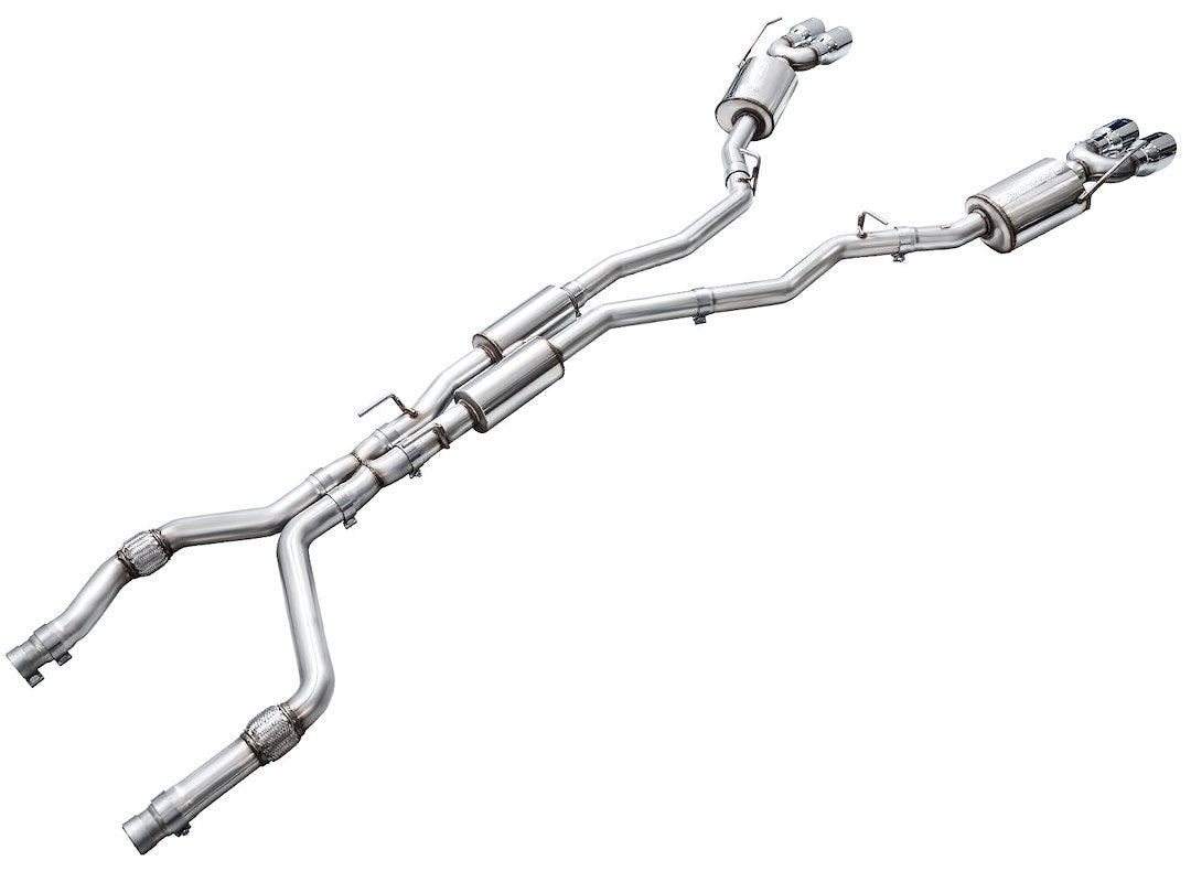 Product of AWE Tuning 3015-42625 Touring Edition Cat-Back System Dual Exhaust System Kit 