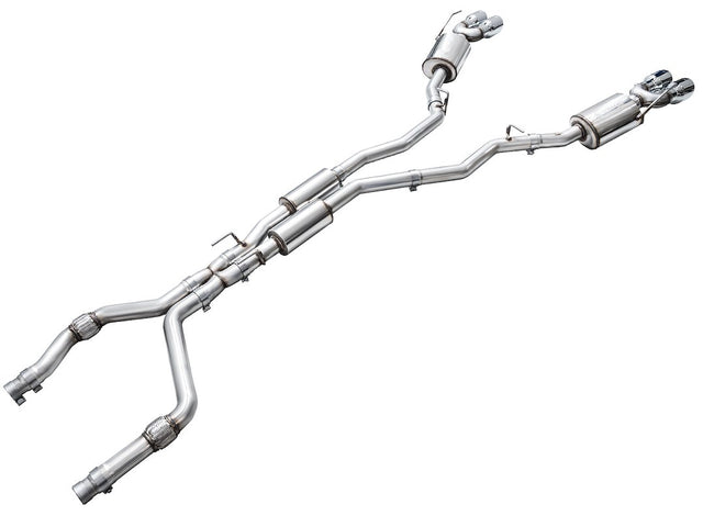 Product of AWE Tuning 3015-42625 Touring Edition Cat-Back System Dual Exhaust System Kit 