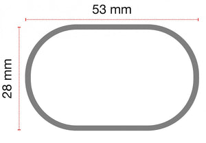 Product of G3 S.p.A. 61.122 48.03 Inch Black Roof Rack Cross Bar - Set Of 2 