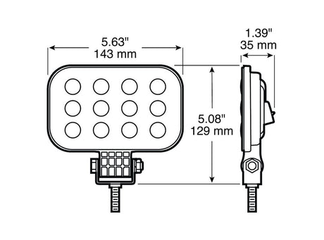 Peterson Mfg. M906-Mv Work Light||prnm906-Mv_1.Jpg||86||p6jm906mv||1729030